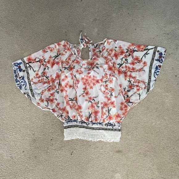 Poncho Top Knit Blouse - Picture 5 of 8